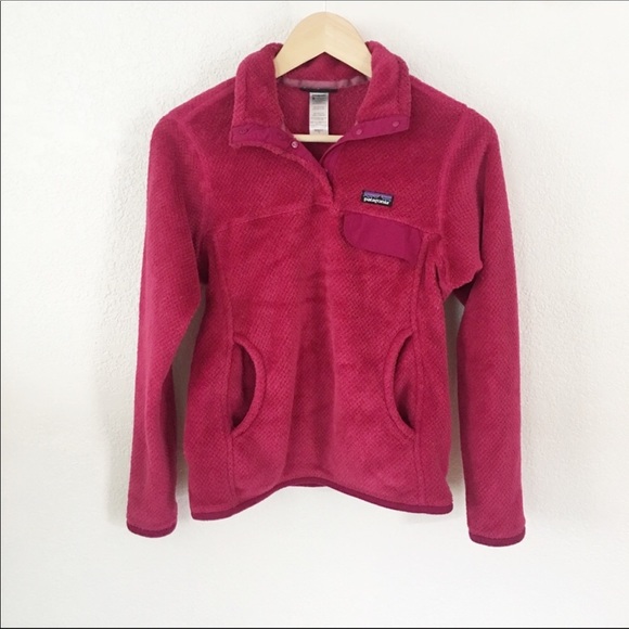 Patagonia Tops - PATAGONIA | Pink Pocketed Snap Re-Tool Pullover